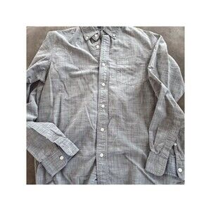Tailor Vintage Men’s Medium Gray Long Sleeve Button Down Shirt